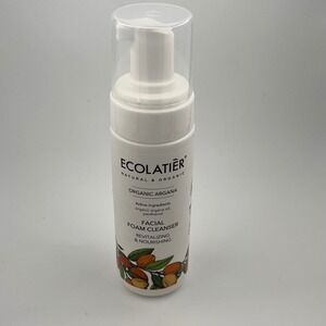 Ecolatier Organic Argan Facial Foam Cleanser Revitalizing Nourishing Vegan